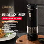 Comfook Electric Pepper Grinder Rechargeable Salt & Pepper Mill with Ceramic Burr 5 Adjustable Grind Settings One-Hand Operation Type-C USB Charging