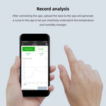 Wireless bluetooth 5.0 Mini Thermometer Hygrometer Smart Data Logger Temperature Humidity Recorder Meter APP Control MEMS Sensor Alarm