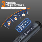 Cordless Rechargeable 3.6V Multi-Function Electric Screwdriver 200 RPM 3 Torque Settings USB-C Fast Charging 47 Accessories