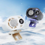 X30 Refrigeration Clip Fan Semiconductor Ice Cooling Turbo Motor 18000 RPM 1800mAh 5W Stepless Speed Smart Display 360 Degree Rotation
