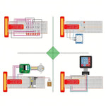 Raspberry Pi 4 Ultimate Starter Kit Compatible with R3 RFID GPIO LCD1602 Ultrasonic Sensor Servo Motor and More for DIY Projects