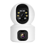 Hiseeu FH3C 2MP+2MP 1080P WiFi Baby Monitor PTZ 4MP Dual Lens  Dual Screen Camera Indoor AI Tracking Motion Detection Video Surveillance Cameras Security Smart Home Alexa