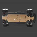 LinkMejor H9804SR Pitbull 1/10 2.4G 4WD 90km/h Brushless Rally RC Car Metal Chassis Hobbywing ESC Three Differentials Oil Shocks High-Speed On-Road Racer Electirc RV Vehicles Models Toys