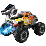 1212 RTR 1/12 2.4G 4WD RC Car Stunt Amphibious Truck Simulated Spray One-touch Standing Mode Cool Lighting Vehicles Models Toys