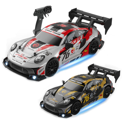 LinkMejor 8803 8804 8805 RTR 1/24 2.4G 4WD 30km/h Drift RC Car GTR Support APP Control Full Proportional High Speed Racing LED Light On-Road Vehicles Models Toys