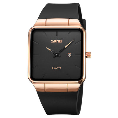 LinkMejor Fashion Square Men Watch Simple Quartz Watch Waterproof Electronic Watch Casual Sport Wristwatches