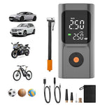 Portable Tire Inflator Dual-screen Digital Display Air Pump for Car Motorcycle Ball Fast Inflation