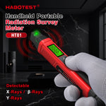 LinkMejor HT81 Radiation Survey Meter GM Counter For Beta Gamma And X-Rays 0.00-50000uSv/h Portable