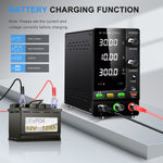 LinkMejor SPPS-C Series Programmable DC Power Supply Rechargeable Version 0-10A 150W 300W 360W 0-120V Adjustable Voltage Current LED Display Lab Testing Industrial Use EU Plug