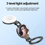 Magsafes Magnetic Phone Light Double-sided Mirror Foldable Magnetic Selfie Light Adjustable Light Phone Stand Fill Light Bracket