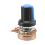 18Pcs/lot 9 Values WH148 Potentiometer B1K 2K 5K 10K 20K 50K 100K 250k 500K 1M ohm Linear Rotary Potentiometer with Knobs
