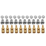 50Pcs 3.1mm Adjustable Pushrod Connectors Linkage Stoppers For RC Airplane