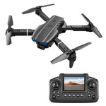 LinkMejor E99 / E99D WiFi FPV with LCD Screen Controller HD Dual Camera Lighting Arms Optical Flow Positioning Colorful LED Light Foldable RC Drone Quadcopter RTF