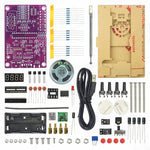 FM Radio DIY Electronic Kit Adjustable Frequency 87-108MHz Digital Display DIY Soldering Project Practice Solder RDA5807S