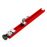 1pcs Adjustable Circular Saw Guide Rail Aluminum Alloy Cutting Track With Two-Way Locking Clamp One-Button Positioning Tool For Woodworking Engraving