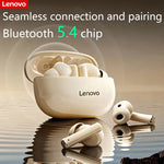 LENOVO TA210 TWS Earbuds Wireless bluetooth 5.4 Earphone 13mm Large Drivers Low Delay Touch Control In-ear Sports Headphones