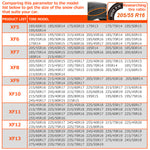 2pcs Full Cover Tire Snow Chains Anti-Slip Sand Muddy Roads with Quenched Steel Studs Winter Safety Emergency Necessities For Cars SUV Truck ATV Motorcycle