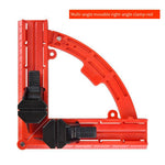 Woodworking 90° Corner Frame Clamp Adjustable Expandable Quick-Lock ABS Plastic Picture Framing Woodworking Tool for Precise Angle Positioning and Efficient Operation