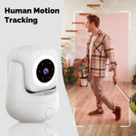 LinkMejor Tuya 3MP HD WiFi Smart Camera Indoor PTZ Home Monitoring Surveillance Work with Alexa Google Home