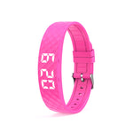 W5VP Smart Fitness Bracelet IP65 Waterproof Sleep Monitor Step Counter LED Display 45 Days Standby Activity Tracker Smart Watch for Men Women