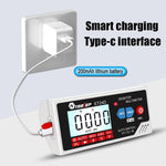 LinkMejor ET24D 6000 Counts True RMS Desktop Multimeter Auto-Recognition AC DC Voltage Tester Capacitance Temperature Continuity NCV Measurement LCD Backlit Rechargeable Lithium Battery Compact Design