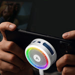 LinkMejor B3 Mobile Phone Cooler 25W Semiconductor Cooling Magnetic Clip 4 Levels Low Noise RGB Light Mobile Phone Radiator for PUBG Gaming Live Streaming