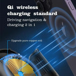 LinkMejor MV21 15W Wireless Charger Car Phone Holder Grip Mobile Clamp Stand Retractable Base Bracket Support for IPhone 15 14 13 for Samsung Galaxy S24 for Huawei Pura 70 Ultra