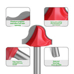 5PCS 6mm Shank Woodworking Router Bits Tungsten Carbide Cutter Rust Resistant Coating High Precision CNC Router Tool