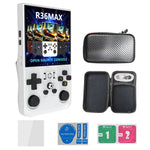R36Max 128G Open Source Handheld Game Console 4.0-inch Screen Built-in 21000+ Games 4000mAh Portable Dual Hall Joystick Pocket Video Player Supports 30+ Emulators