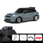 LinkMejor KF33 RTR 1/64 2.4G 4WD Mini Drift RC Car Sports LED Light High Speed On-Road Micro Racing Remote Control Vehicles Models Desktop Ornaments Toys