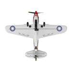 LinkMejor P-40 P40 Fighter V2 400mm Wingspan 2.4GHz 4CH EPP 6-Axis Gyro One-Key U-Turn Aerobatic RC Airplane BNF/RTF for Trainer Beginner