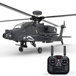 LinkMejor F11-S 1:32 AH-64 Apache Scale 2.4G 6CH GPS Altitude Hold Optical Flow Positioning 5.8G FPV Camera Dual Brushless Motor Flybarless RC Helicopter RTF