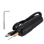 Mini Electric Portable USB Drill Handheld Engraving Pen Rotary Tool Kit Lightweight for DIY Jewelry Carving Craft Cutting Grinding Polishing Drilling Wood Acrylic