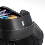 LinkMejor Bicycle Front Frame Separable Organizer Bag Waterproof Touch Screen Cycling Bag Triple Hoop Loop Fastening Bike Tube Bag for MTB Road