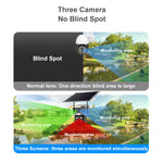 V380 Pro 12MP Solar Powered Three-lens Camera 4G/WiFi Wireless PTZ PIR Motion Detect Night Vision Two Way Audio IP66 Waterproof Outdoor CCTV Security Camera