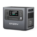 [US Direct] Aferiy P210 2400W 2048Wh Portable Power Station LiFePO4 Solar Generator + 2* S200 200W Solar Panel UPS Pure Sine Wave Camping RV Home Emergency Portable Generator UK Plug
