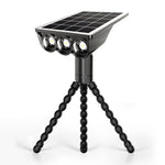 Elfeland Solar Octopus Spotlight With 3 Flexible Tentacles for Wrapping 360° Rotatable Head IP44 Waterproof for Garden Camping Decor