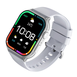 LinkMejor F101 1.96-inch AMOLED Display bluetooth Call Heart Rate Blood Oxygen Monitor Sleep Monitoring Multi-sport Modes IP68 Waterproof Smart Watch