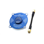 LinkMejor Triple Feed Patch-1 5.8GHz 9.4DBi CP FPV Antenna PR-SMA Male/SMA Male for Fatshark Skyzone Eachine FPV Goggles RC Drone