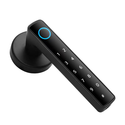LinkMejor Tuya Biometric Smart Door Lock Electronic Digital Lock Password Fingerprint Keyless Entry Security Door Lock for Home