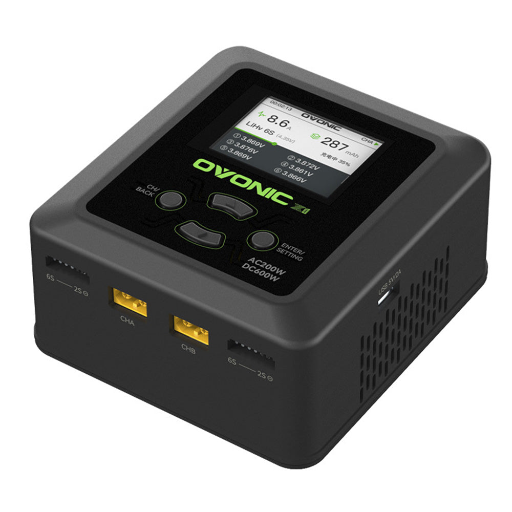 LinkMejor X1 Dual AC 200W DC 600W 15A RC Lipo Battery Balance Charger for Lipo/Life/NiCd/NiMH/LiHV Batteries