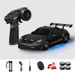 Hstar D24-03Q1- D24-03S3 RTR 1/24 2.4G 4WD Drift RC Car Gyro Mini Full Proportional LED Light Remote Control High-Speed Motor On-Road Racing Vehicle Model Boys Gifts Toys