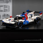 Eikee Y18082 1/8 MANS M V8 Blue Supercar Building Blocks Kit 3507PCS RC Racing Vehicles Model Desktop Ornament Collect Toys Gift