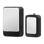 7 Colors Light Flash Changable Music Doorbell Volume Adjustable Built-in 28 Music Wire-free Wireless Door Chime Flash Bell Reminder for Deaf Old People Service Pager
