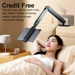 Boneruy Tablet Holder Stand for Bed for 4.7''-12.9'' Device Tablet Stand Holder Tablets Mount Clamp for iPhone 17 17Pro 16 Pro Max 15 14 for iPad Pro for N-Switch