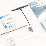 LinkMejor ExpressLRS ELRS 2.4GHz/915MHz Nano Receiver T Type Antenna for FPV Racer Drone