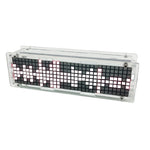 Voice-Controlled LED Music Spectrum DIY Kit Dot Matrix Clock Electronic Soldering Music Rhythm Light Kit