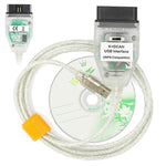LinkMejor K+CAN LinkMejor K DCAN Diagnostic Interface Cable with Switch LinkMejor Car Programming FT232RL Full Chip Software OBD2 Scanner Connect USB for BMW