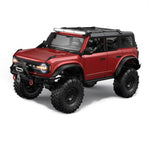 HB Toys RTR R1001/2/3 Upgraded Version 1/10 2.4G 4WD RC Car with Winch Differential Lock Full Proportional Rock Crawler LED Light 2 Speed Off-Road Climbing Truck Vehicles Models Toys
