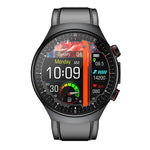 ET488 1.43-inch AMOLED Display ECG Micro-examination Fatigue Analysis bluetooth Call Heart Rate Blood Pressure SpO2 Monitor Sleep Monitoring Uric Acid and Lipid Function HRV Detection Fatigue Analysis BMI Women's Health IP68 Waterproof Smart Watch